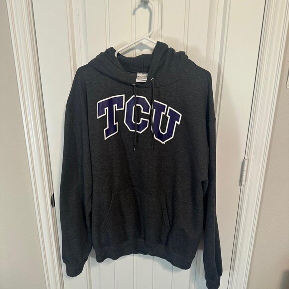 Mens TCU Hoodie size Large - Picture 1 of 1